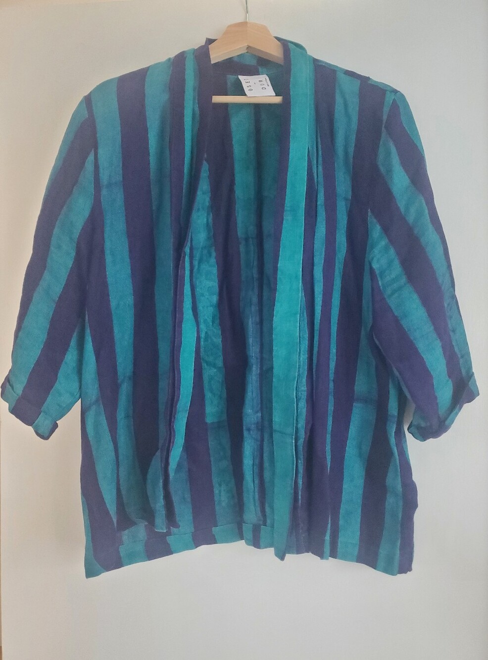 Osei Duro striped linen jacket